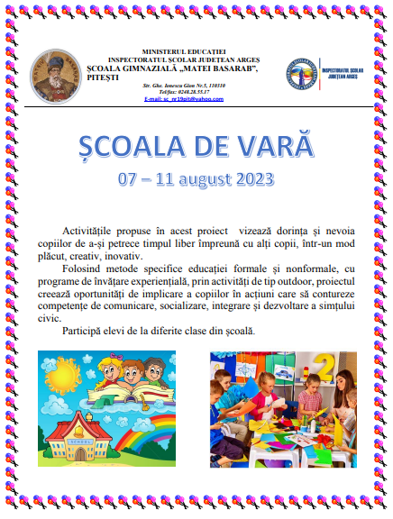 Scoală De Vară