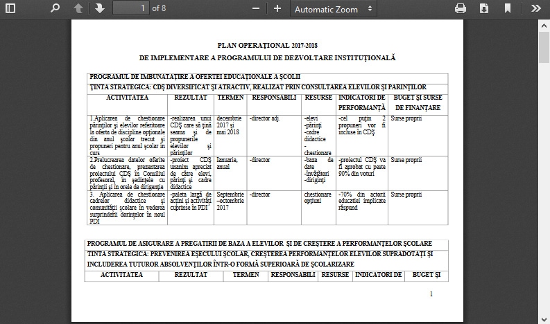 plan PDI 17 18